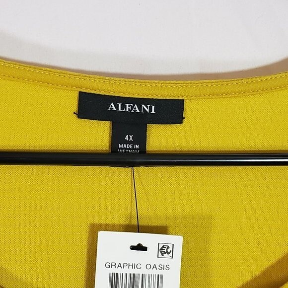 Alfani Womens Plus Asymmetrical Ribbed Pullover Top (AG) - Picture 5 of 7